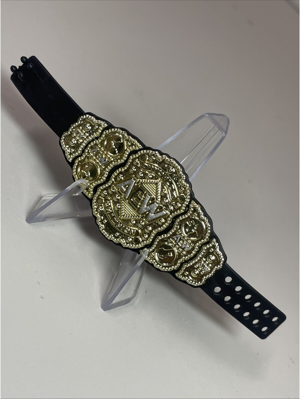 AEW World Heavyweight Championship Belt Jazwares Wrestling Action Figure Title